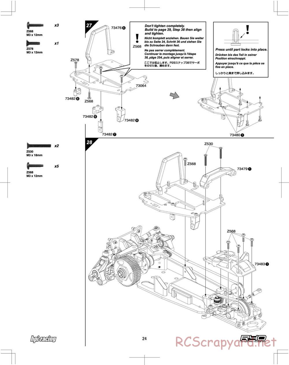 HPI - R40 Nitro Touring Car - Manual - Page 24