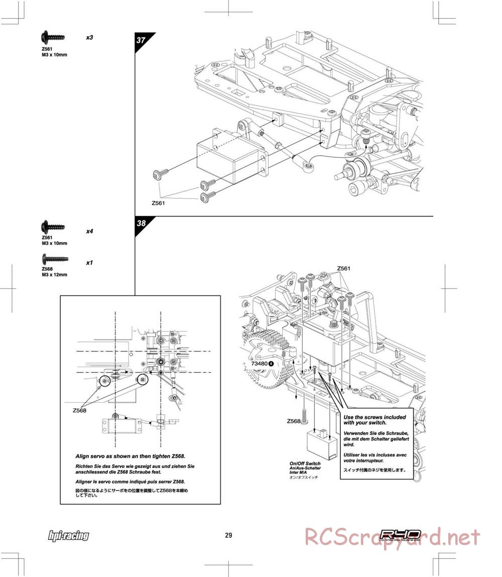 HPI - R40 Nitro Touring Car - Manual - Page 29