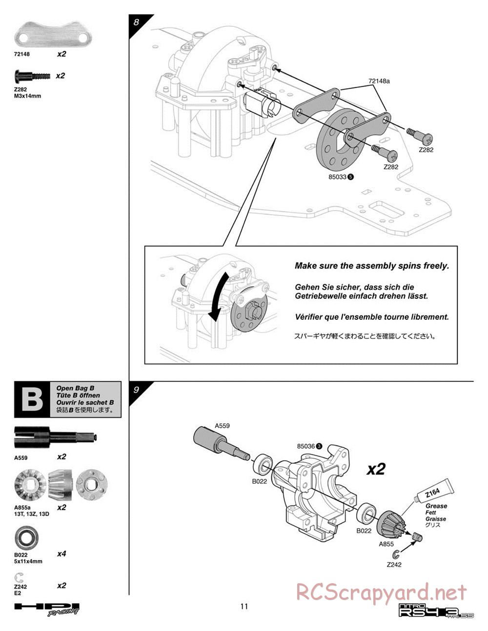 HPI - Nitro RS4 3 SS (2002) - Manual - Page 11
