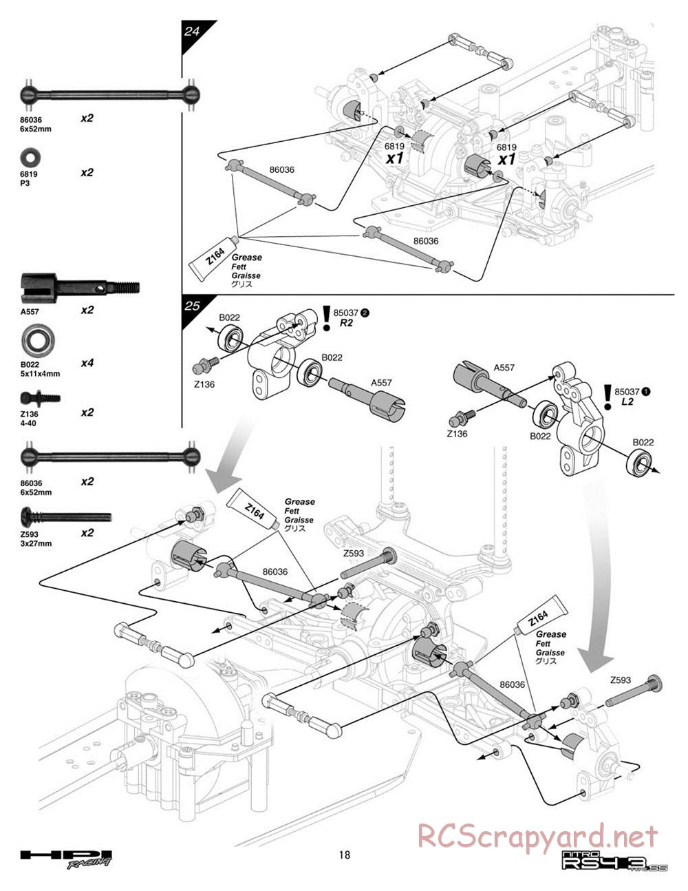HPI - Nitro RS4 3 SS (2002) - Manual - Page 18