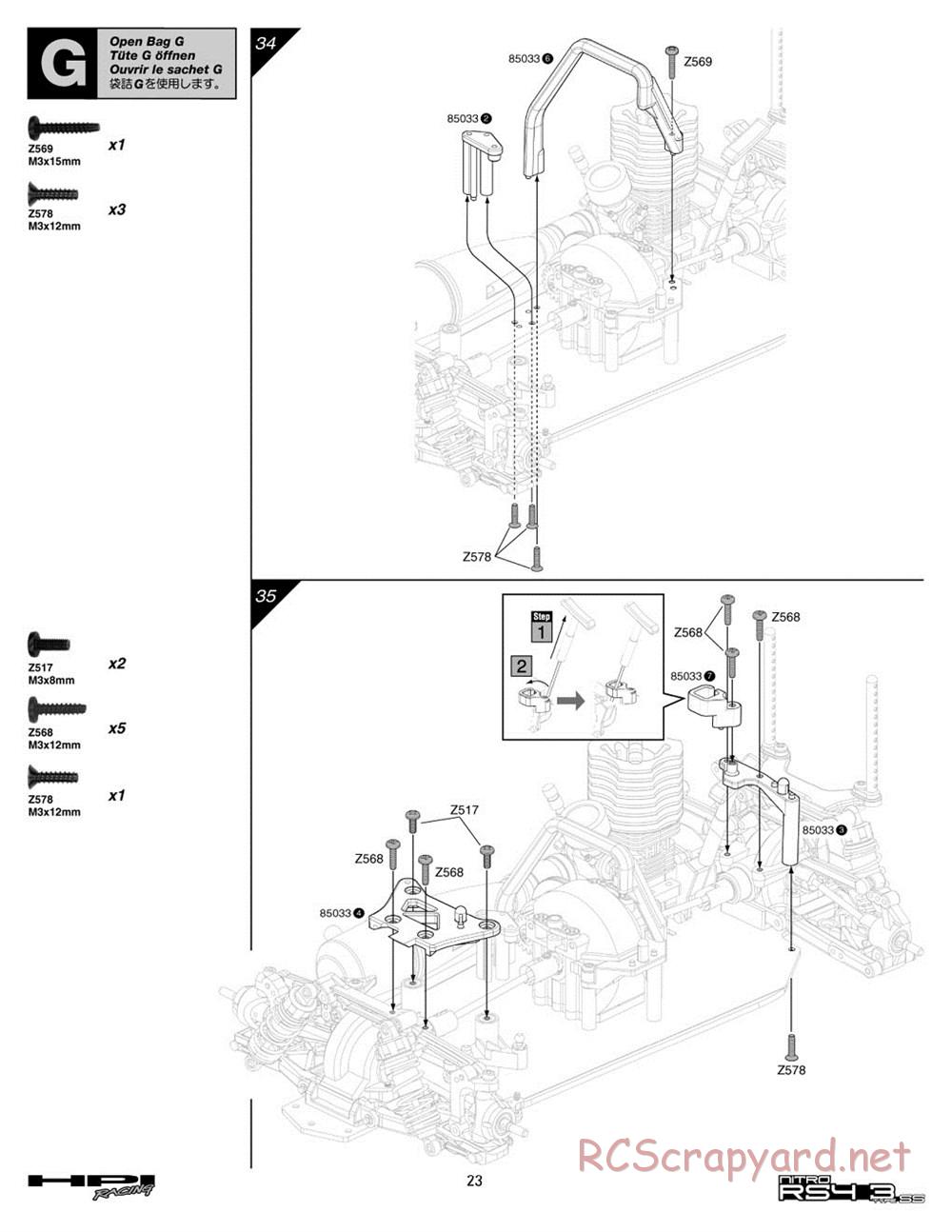 HPI - Nitro RS4 3 SS (2002) - Manual - Page 23