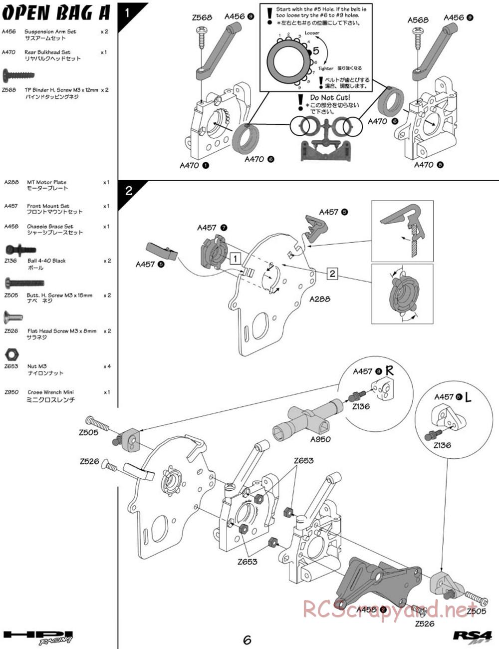 HPI - RS4 MT - Manual - Page 6