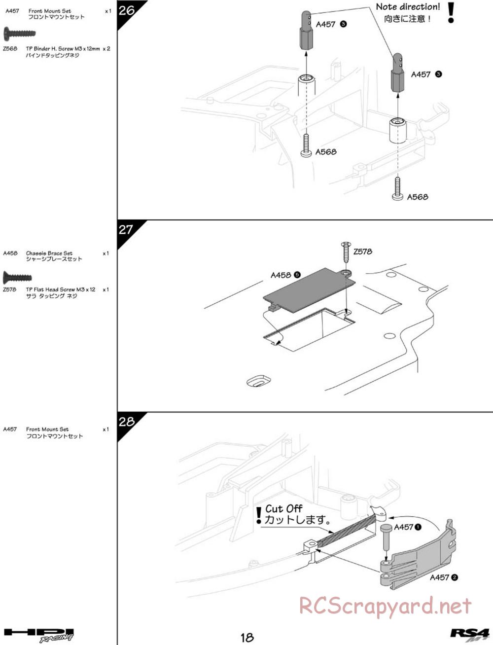 HPI - RS4 MT - Manual - Page 18