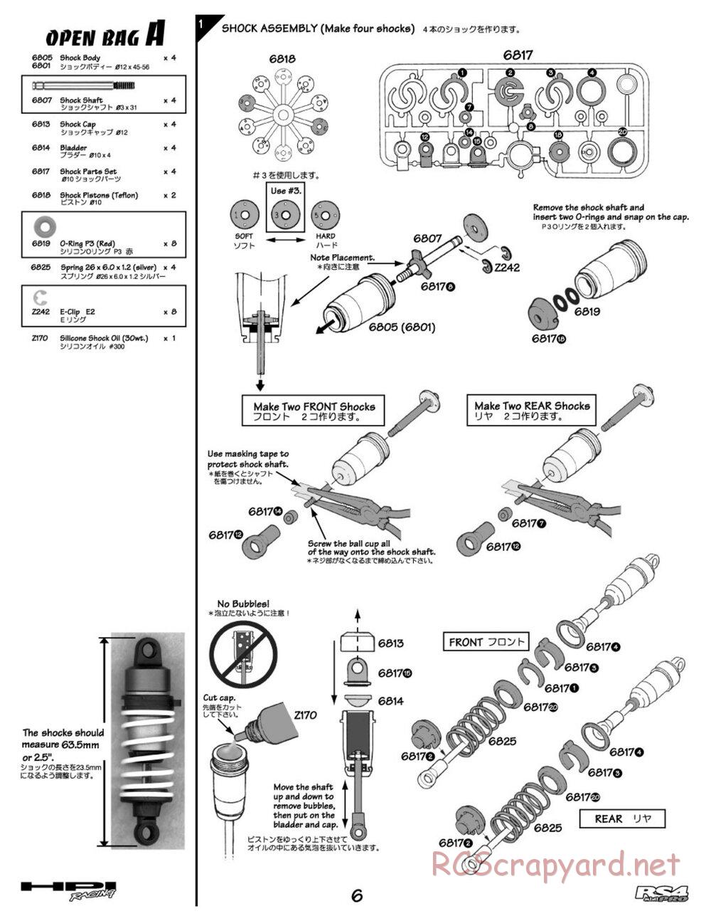 HPI - RS4 Mini Pro - Manual - Page 6
