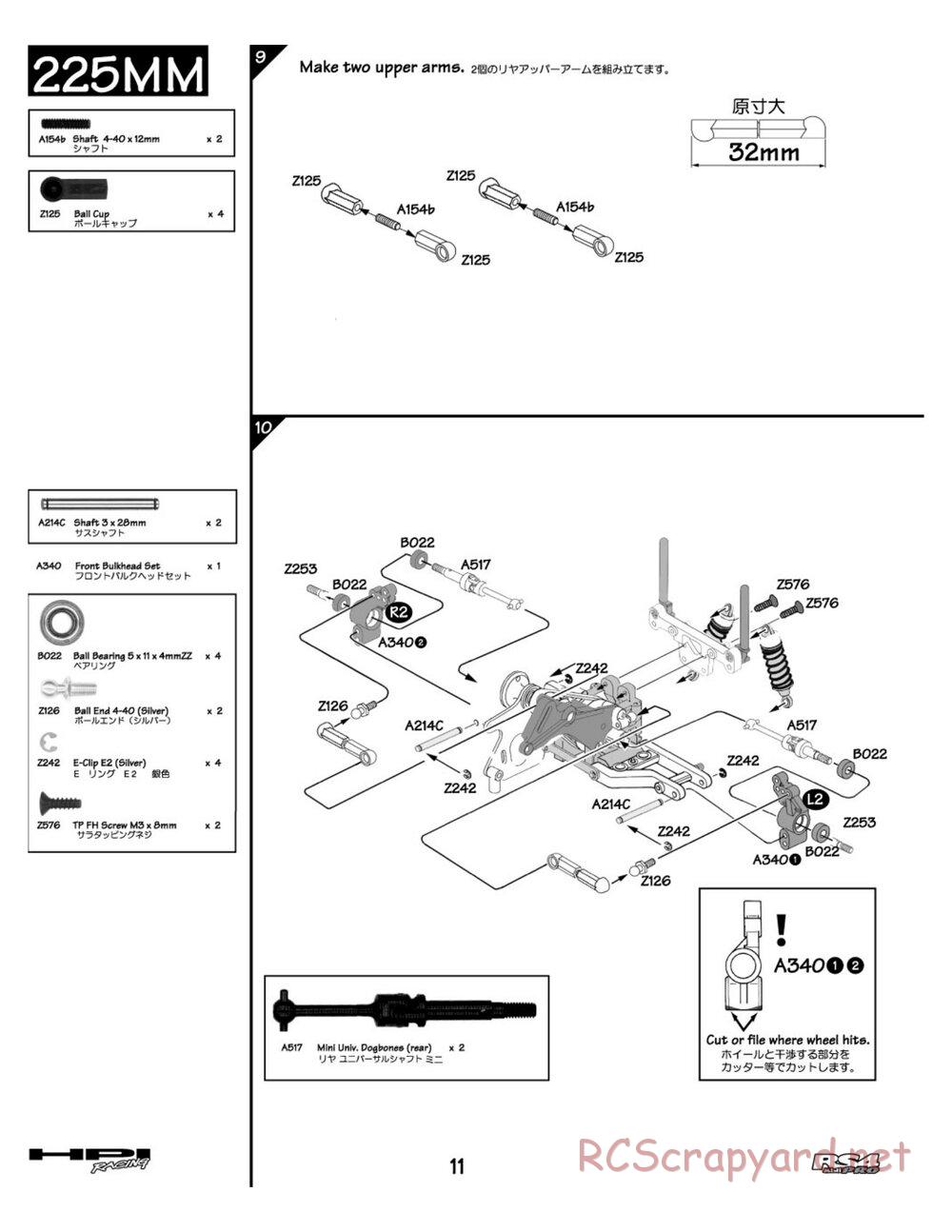 HPI - RS4 Mini Pro - Manual - Page 11