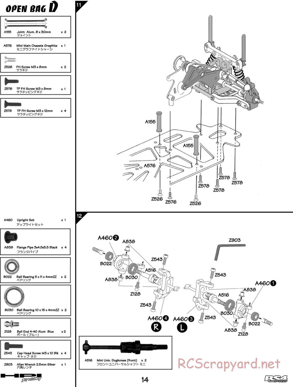 HPI - RS4 Mini Pro - Manual - Page 14