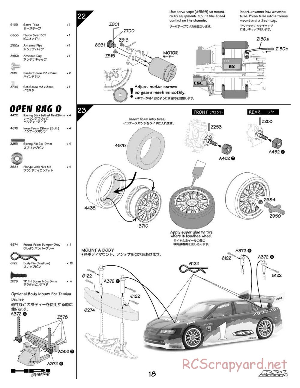 HPI - RS4 Pro 2 - Manual - Page 18