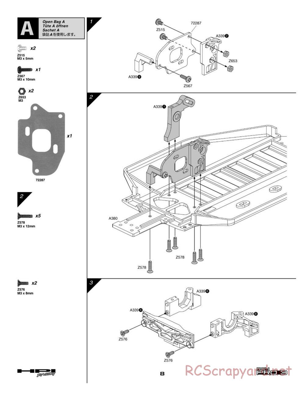HPI - RS4 Pro 3 - Manual - Page 8