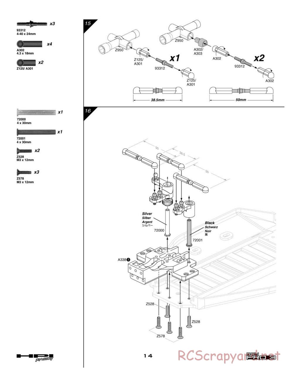 HPI - RS4 Pro 3 - Manual - Page 14