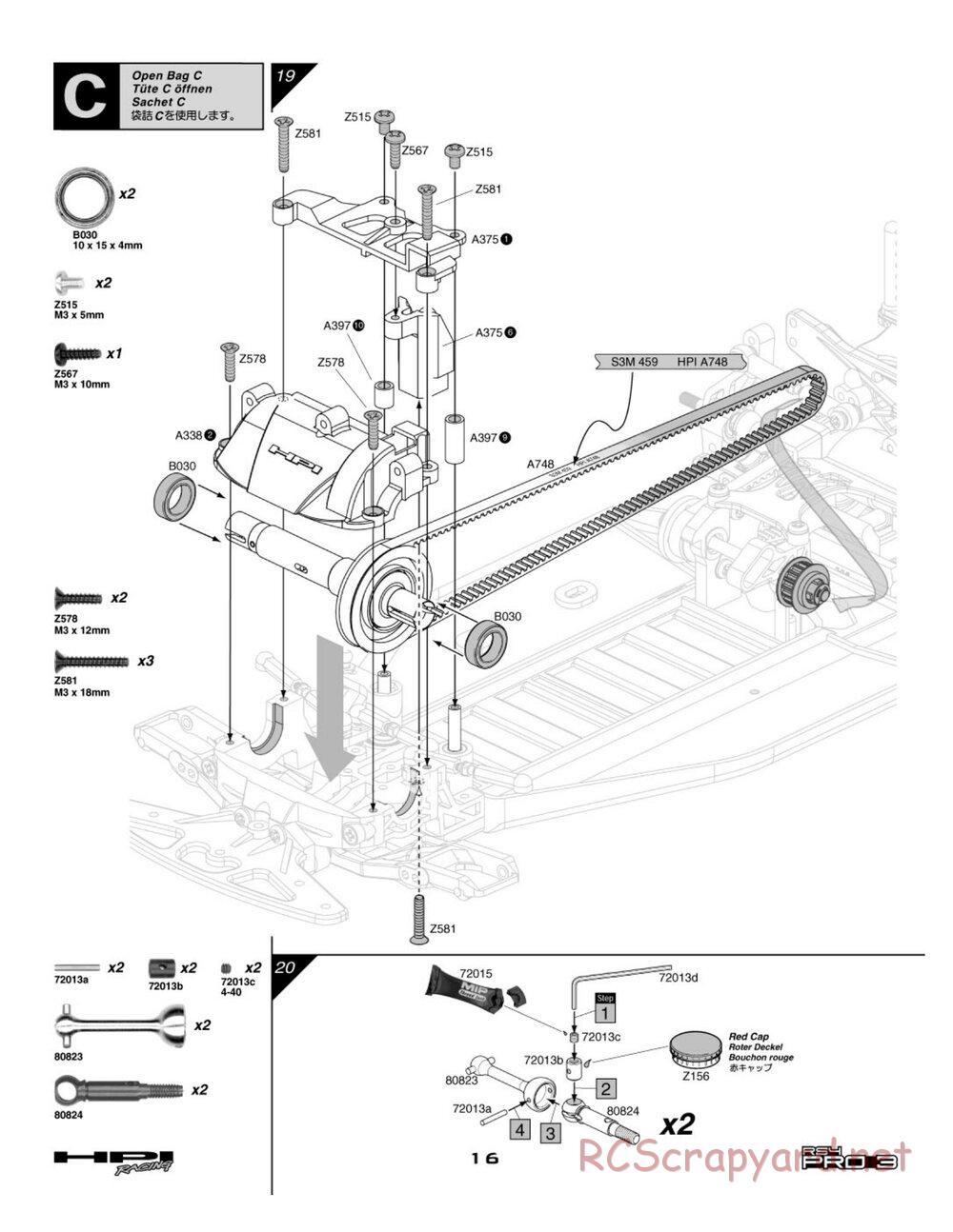 HPI - RS4 Pro 3 - Manual - Page 16