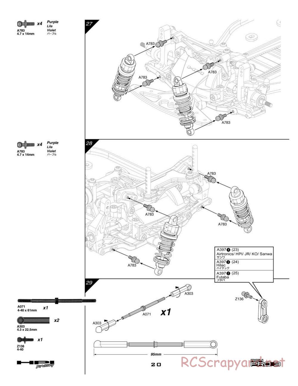 HPI - RS4 Pro 3 - Manual - Page 20