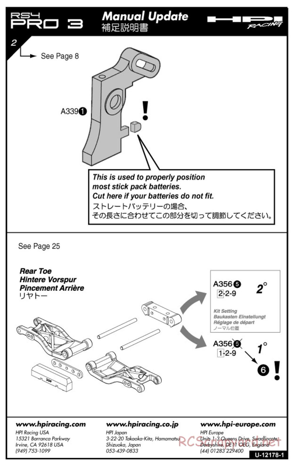 HPI - RS4 Pro 3 - Manual - Page 29