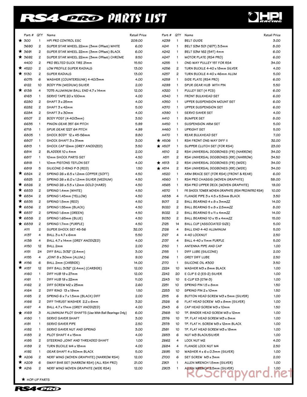 HPI - RS4 Pro - Manual - Page 16