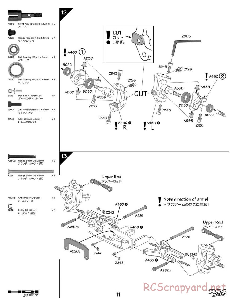 HPI - RS4 Rally - Manual - Page 11