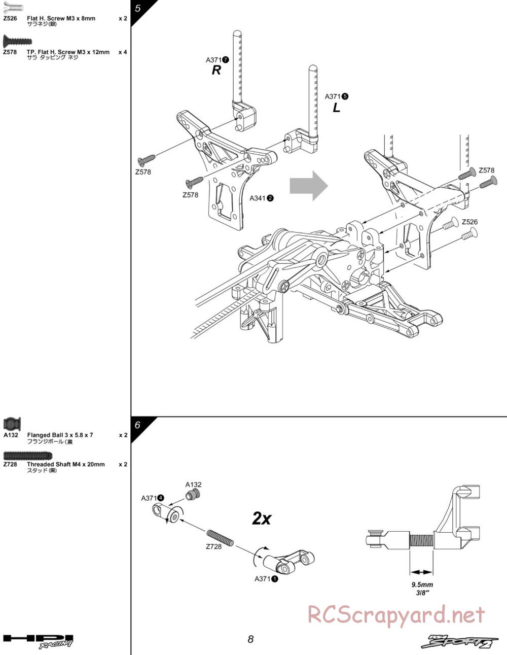 HPI - RS4 Sport 2 - Manual - Page 8