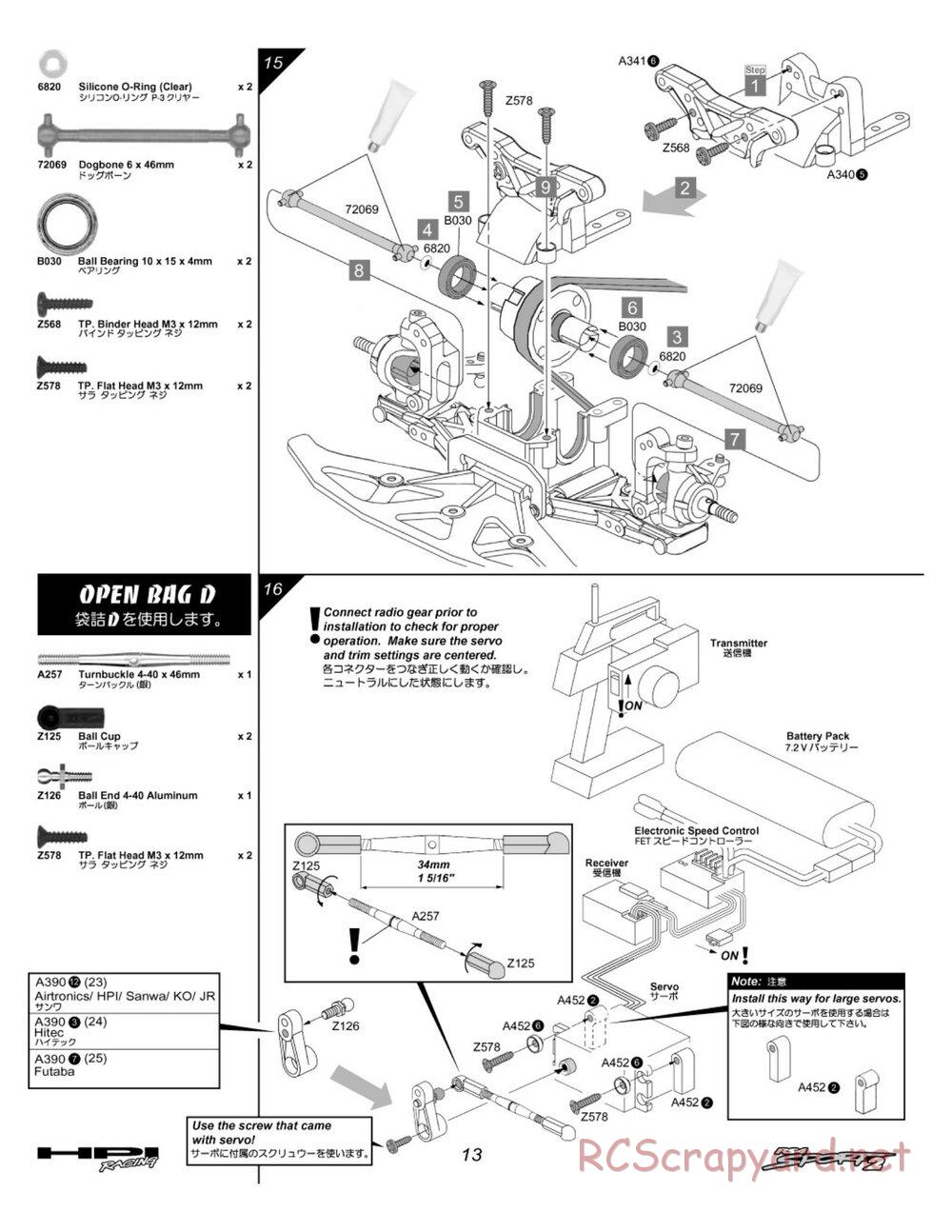 HPI - RS4 Sport 2 - Manual - Page 13