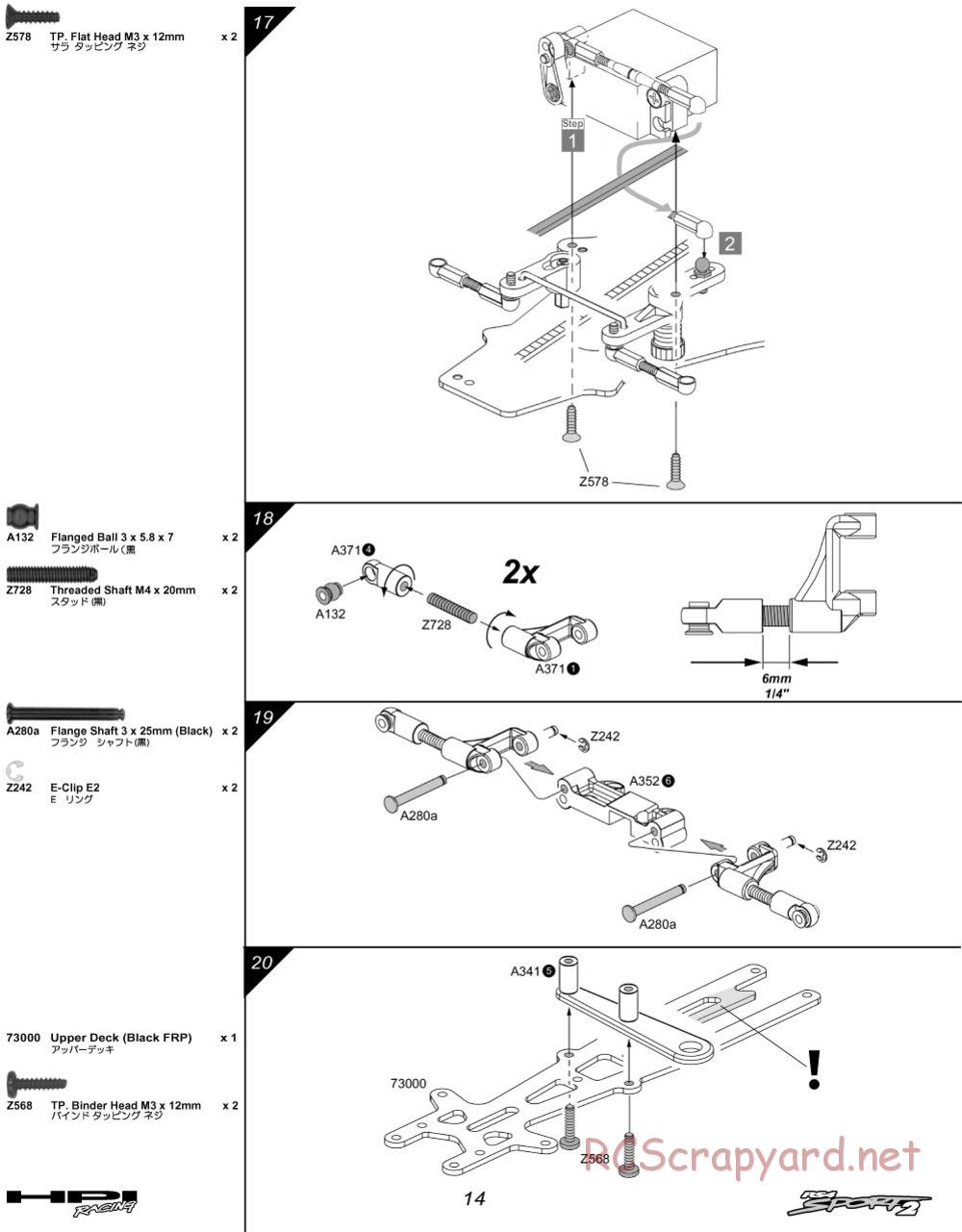 HPI - RS4 Sport 2 - Manual - Page 14