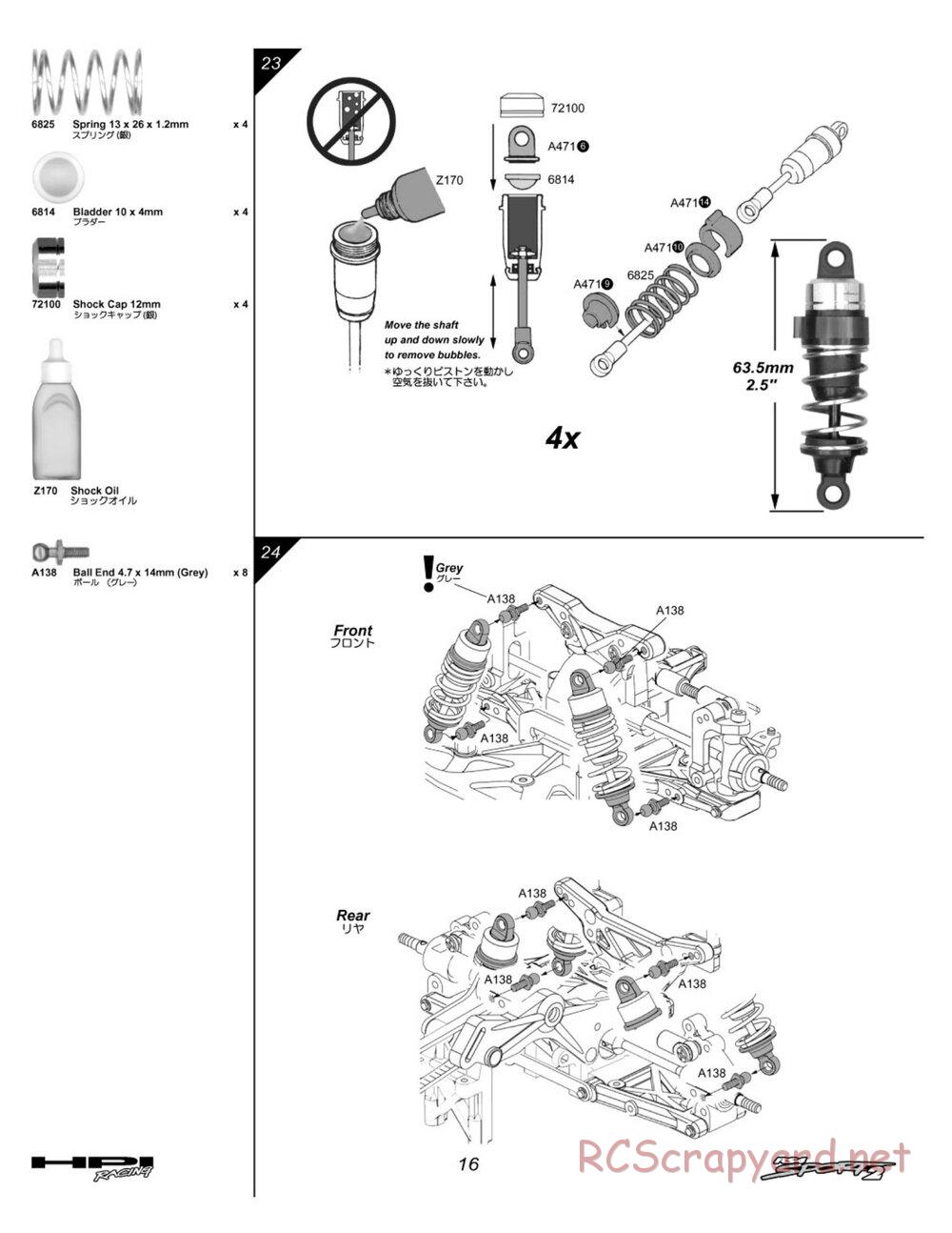 HPI - RS4 Sport 2 - Manual - Page 16