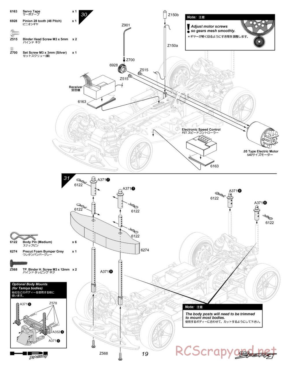HPI - RS4 Sport 2 - Manual - Page 19
