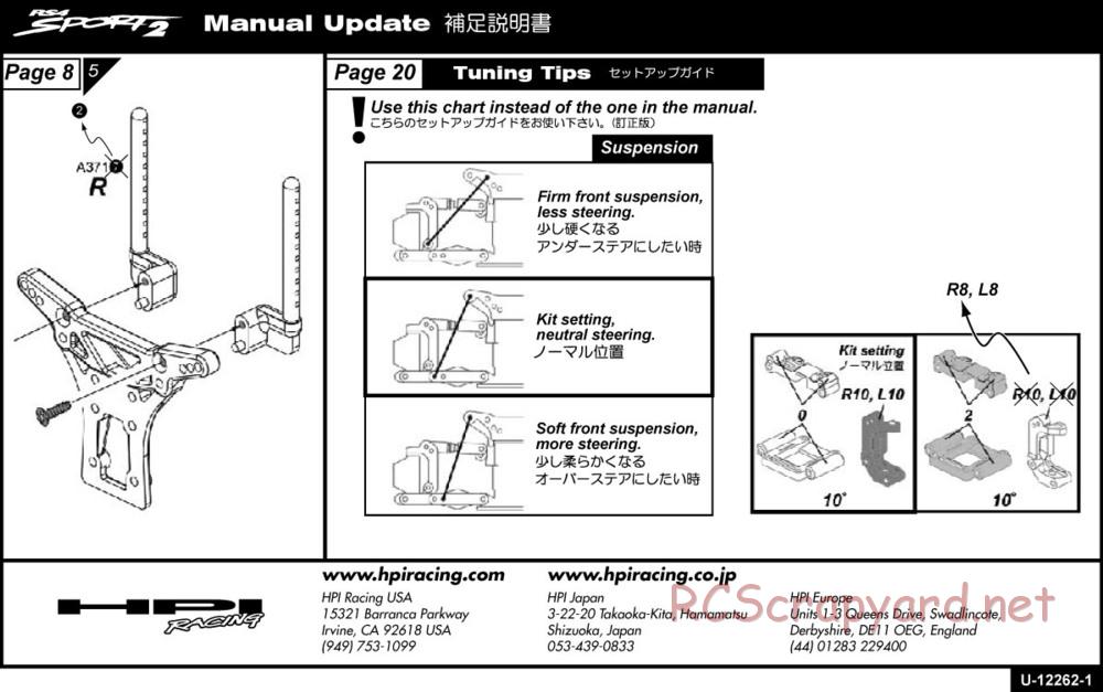 HPI - RS4 Sport 2 - Manual - Page 25