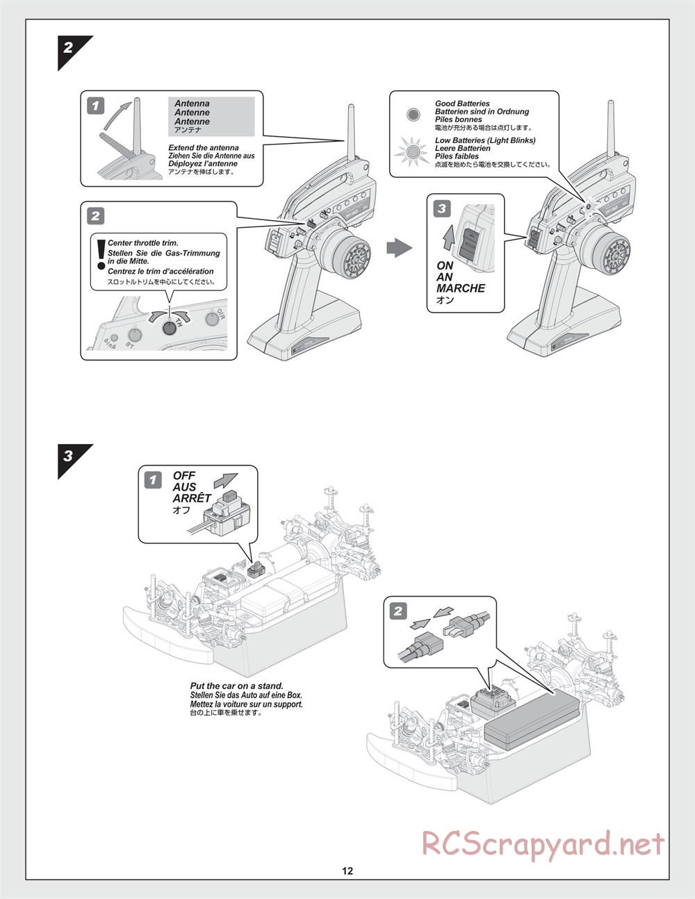 HPI - RS4 Sport 3 Flux - Manual - Page 12
