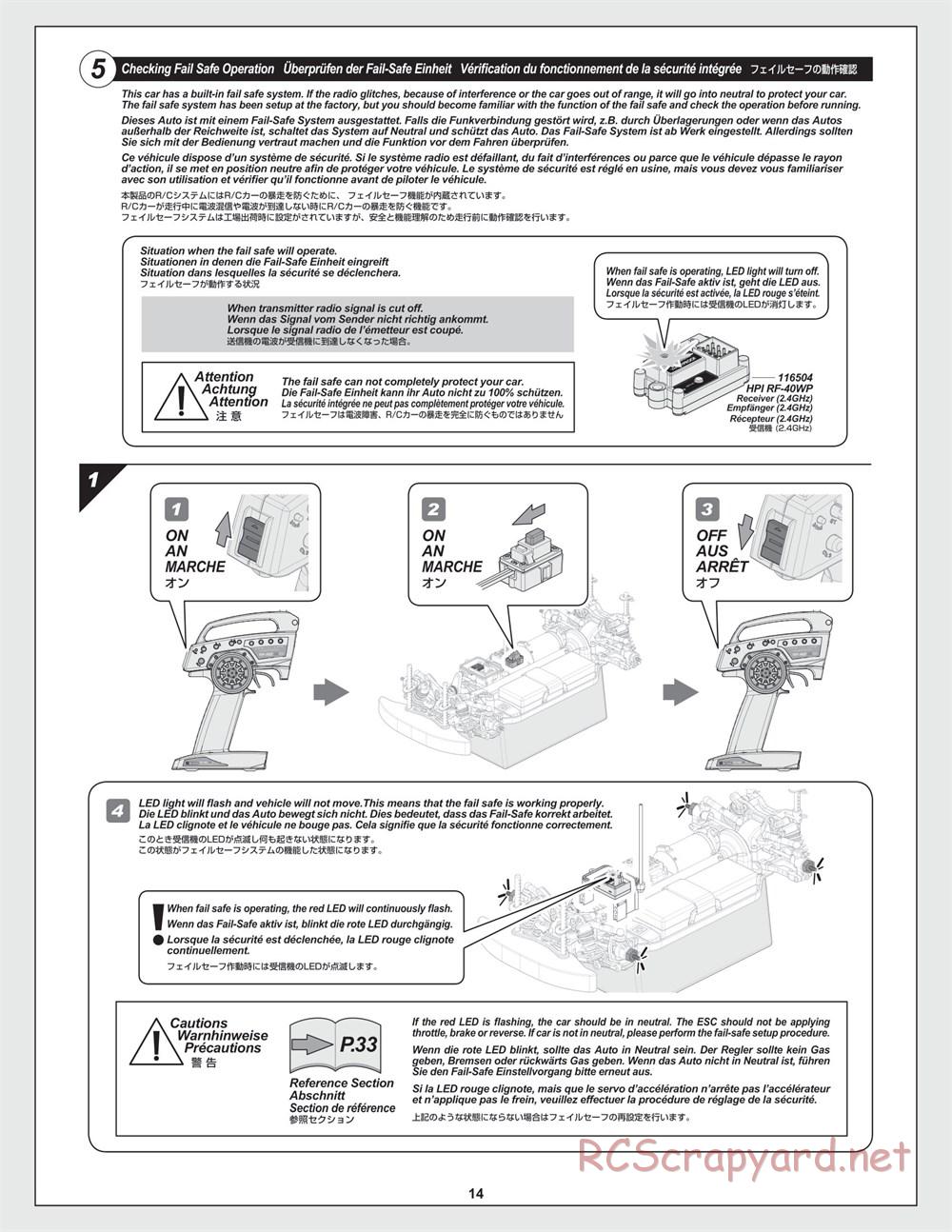 HPI - RS4 Sport 3 Flux - Manual - Page 14
