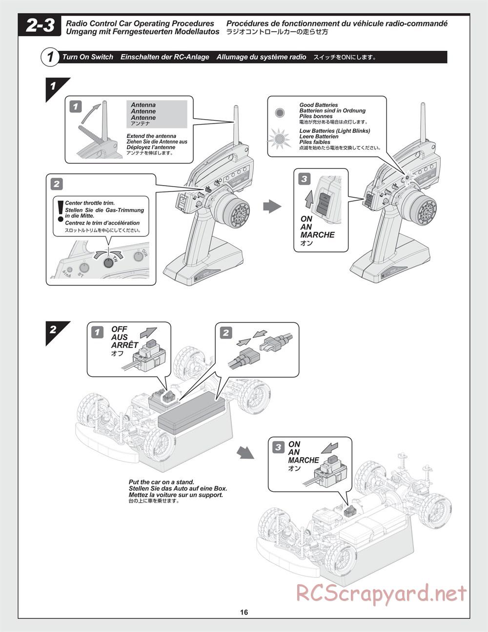 HPI - RS4 Sport 3 Flux - Manual - Page 16
