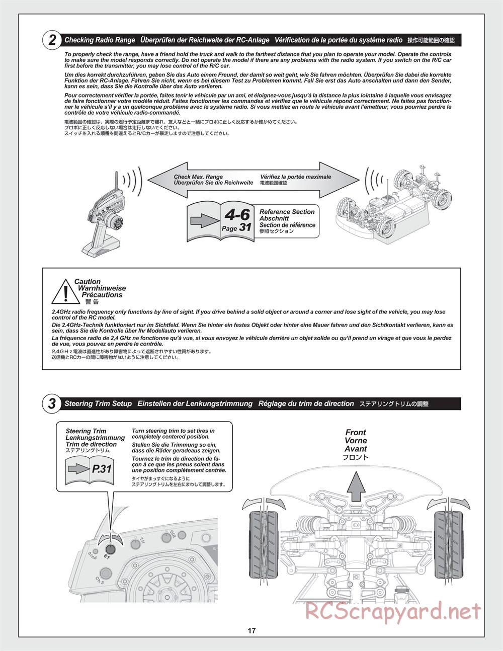 HPI - RS4 Sport 3 Flux - Manual - Page 17