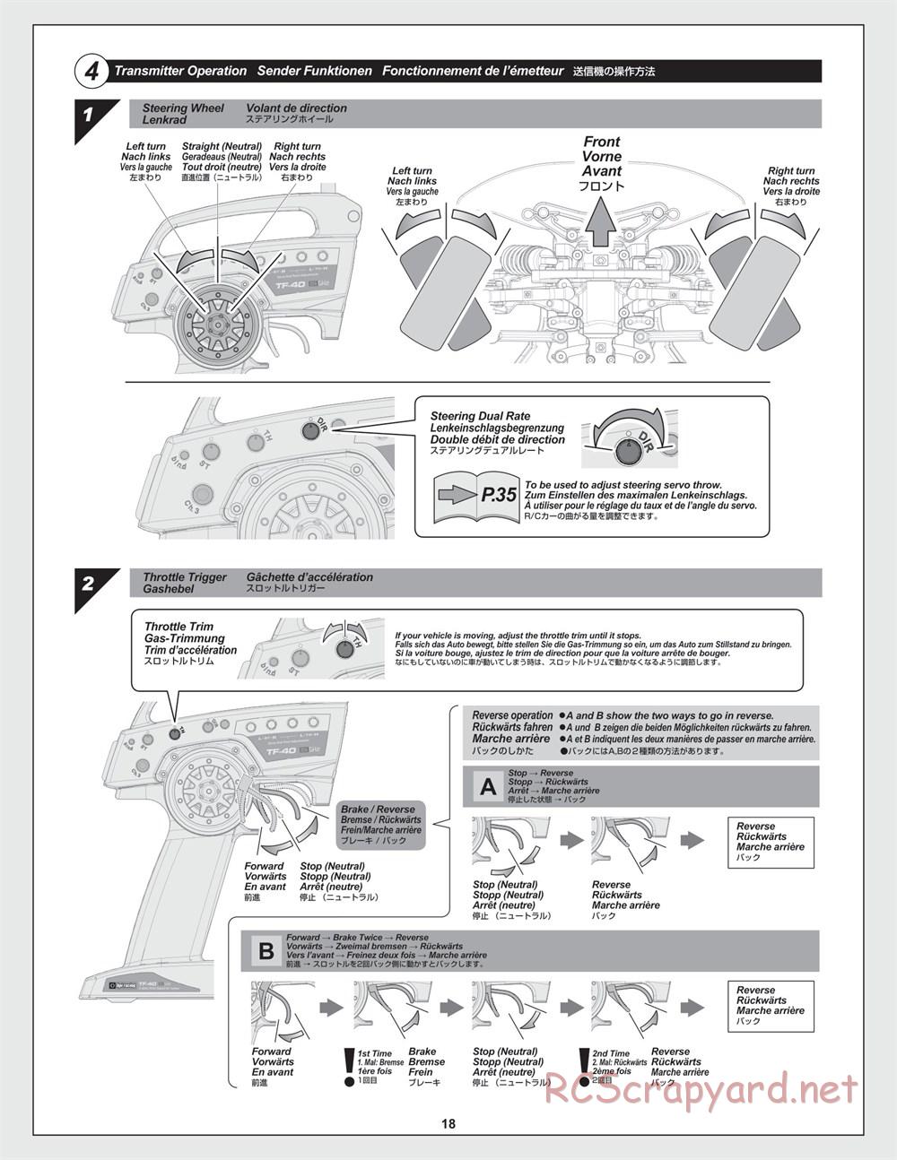 HPI - RS4 Sport 3 Flux - Manual - Page 18