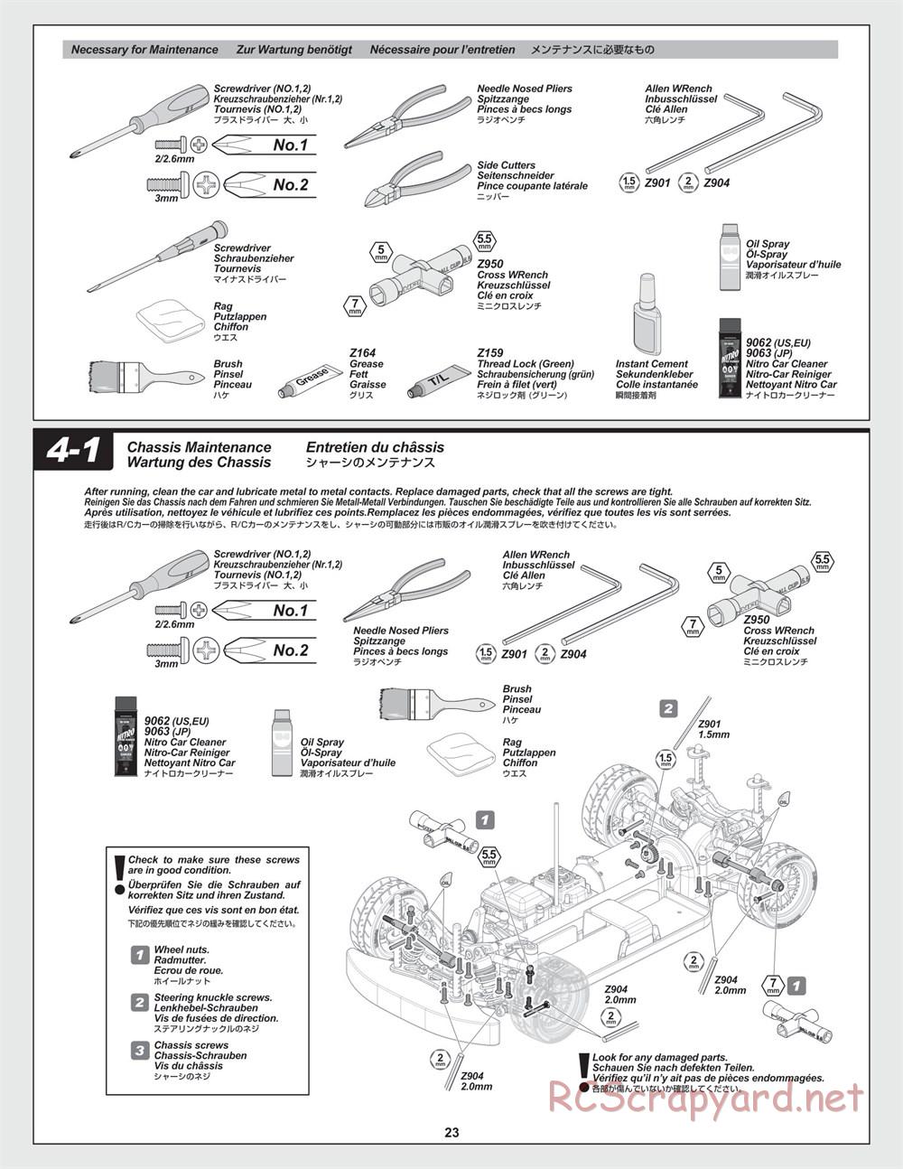 HPI - RS4 Sport 3 Flux - Manual - Page 23