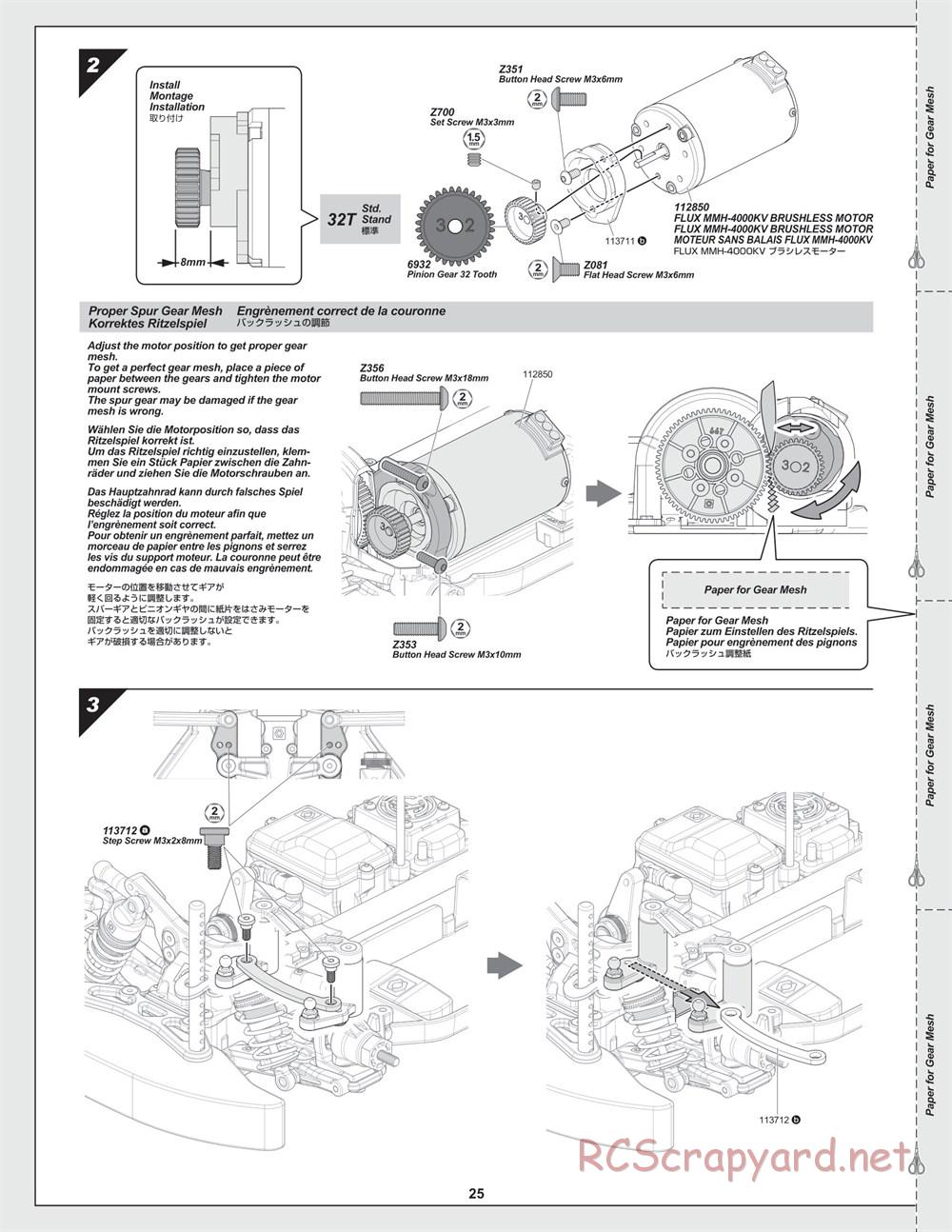 HPI - RS4 Sport 3 Flux - Manual - Page 25
