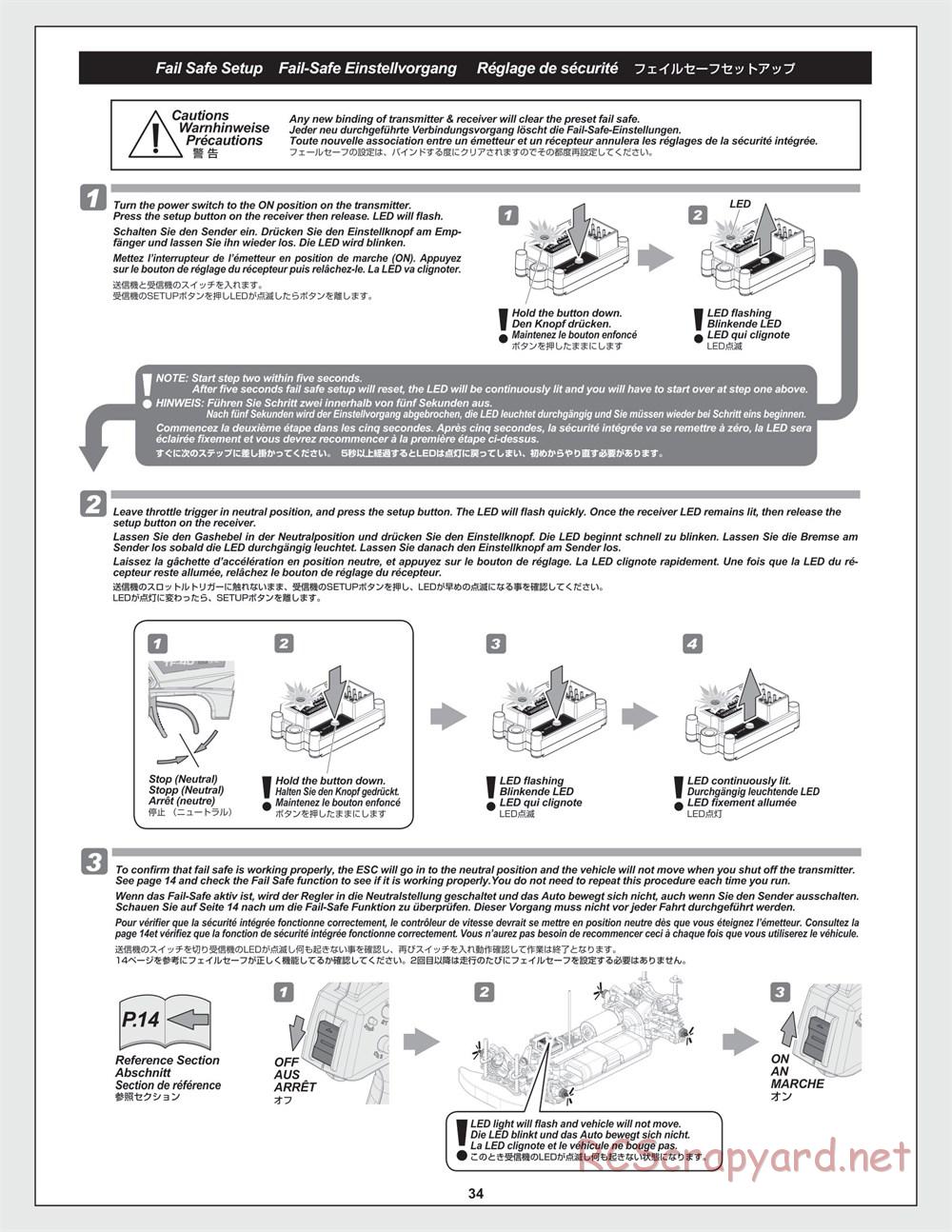 HPI - RS4 Sport 3 Flux - Manual - Page 34