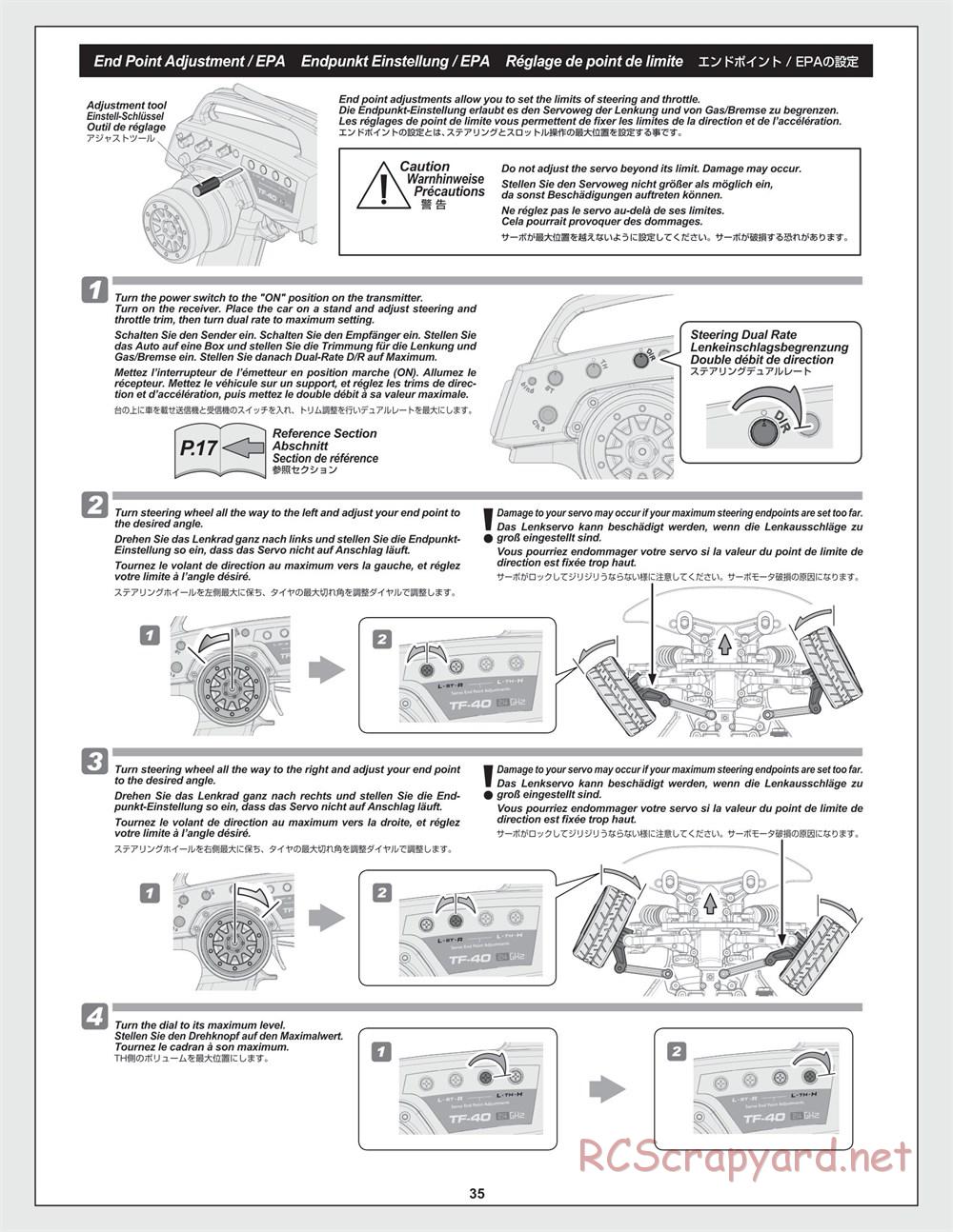 HPI - RS4 Sport 3 Flux - Manual - Page 35
