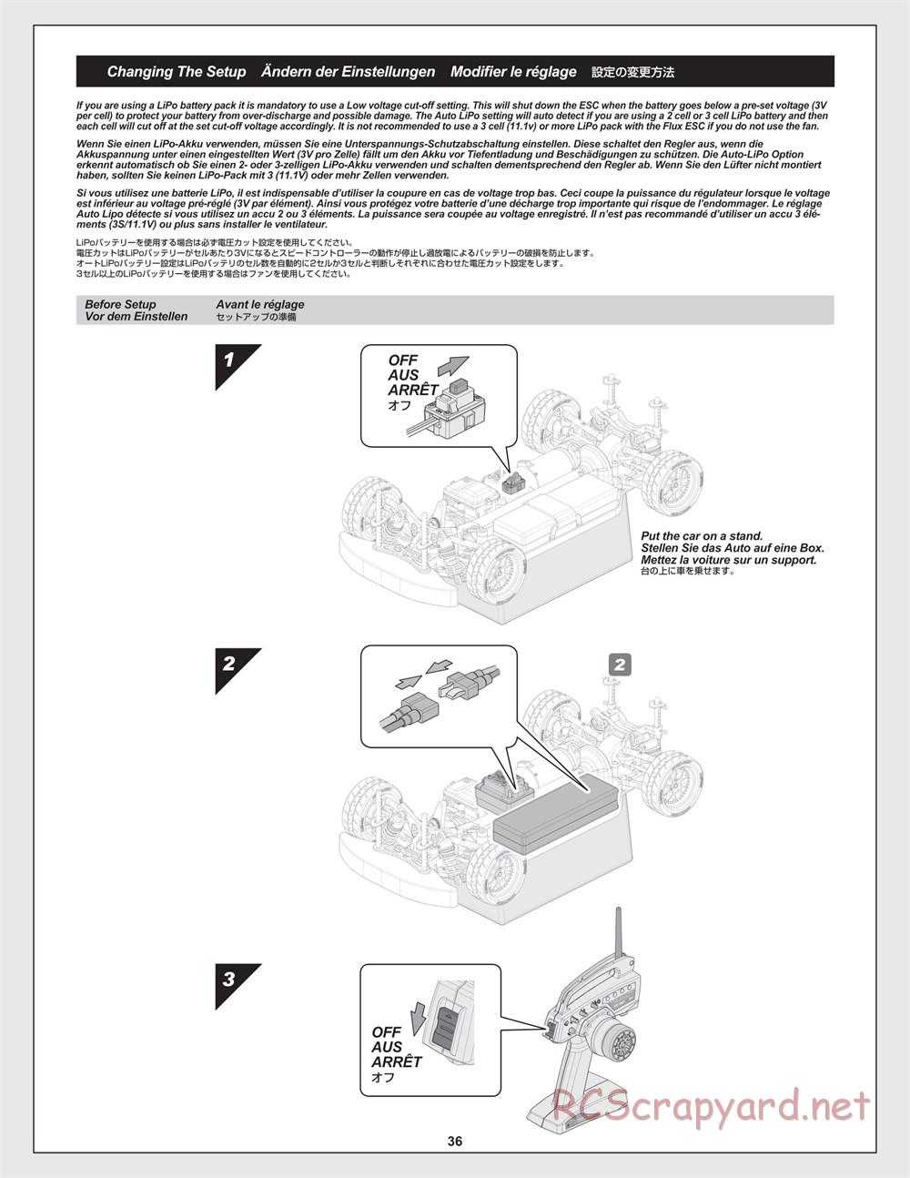 HPI - RS4 Sport 3 Flux - Manual - Page 36