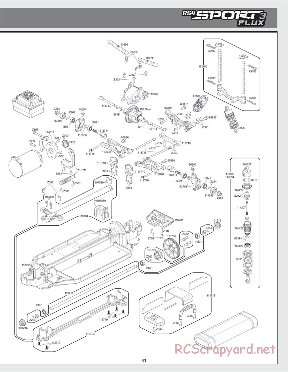 HPI - RS4 Sport 3 Flux - Manual - Page 41
