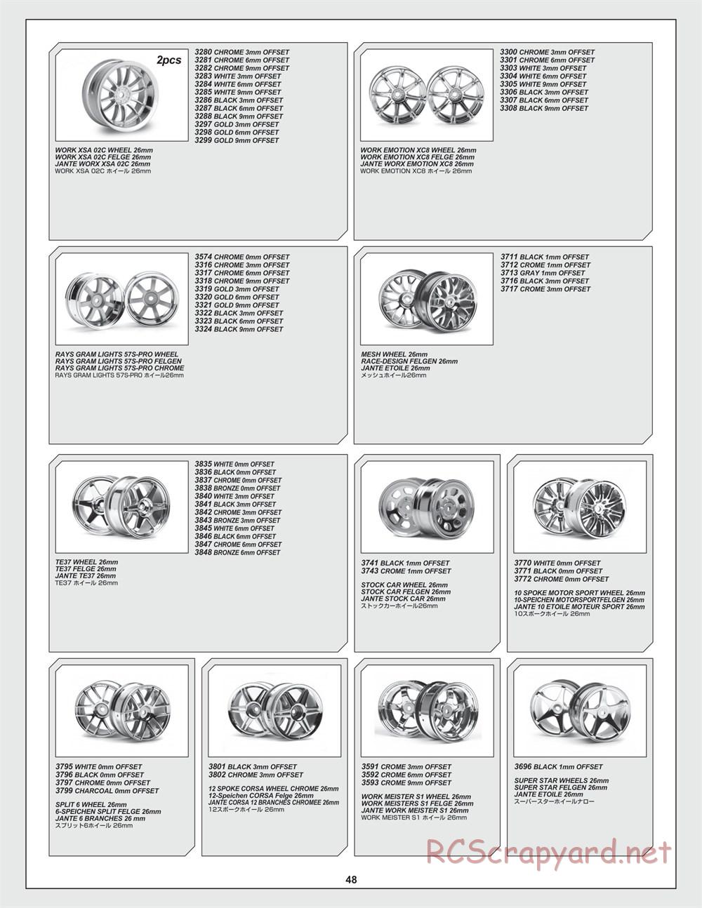 HPI - RS4 Sport 3 Flux - Manual - Page 48