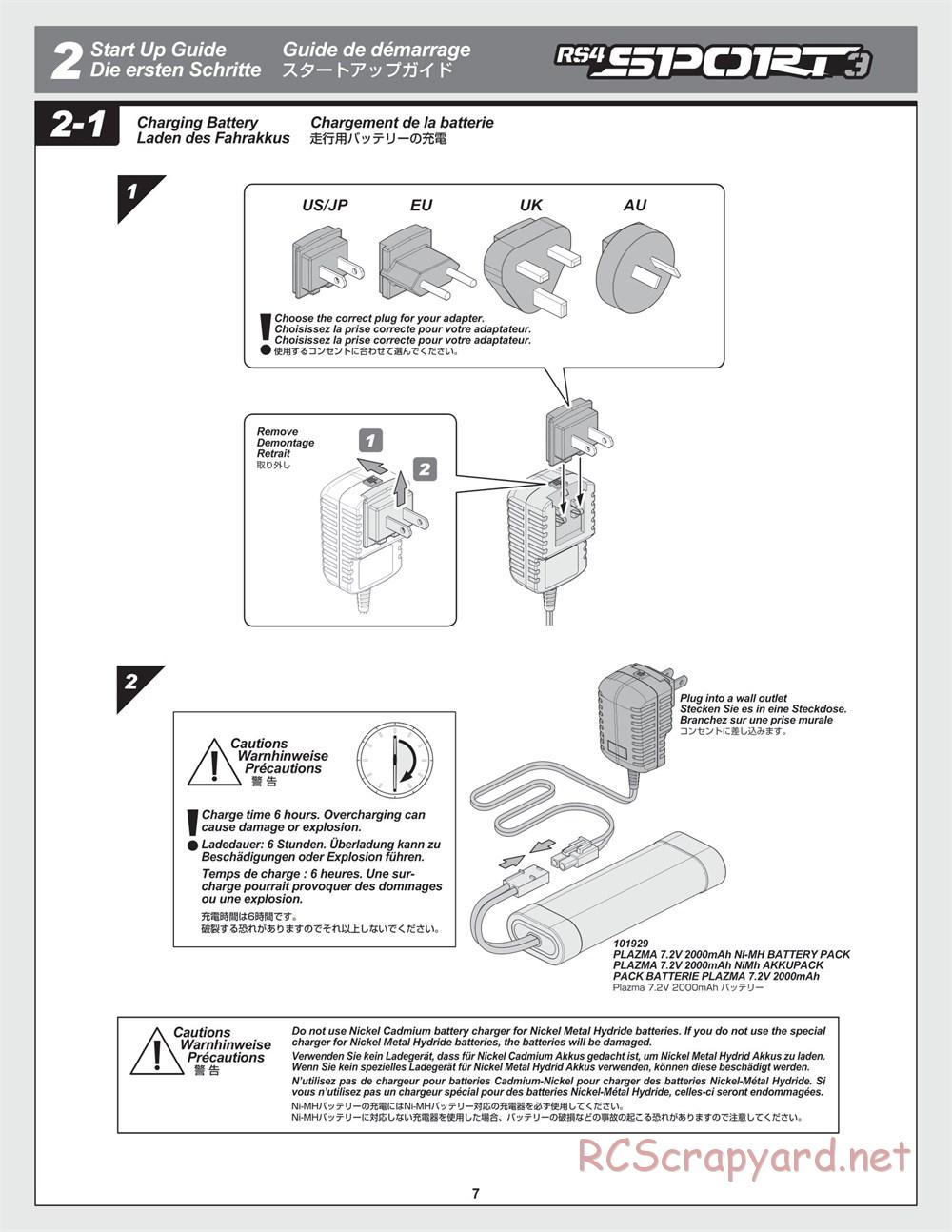 HPI - RS4 Sport 3 - Manual - Page 7