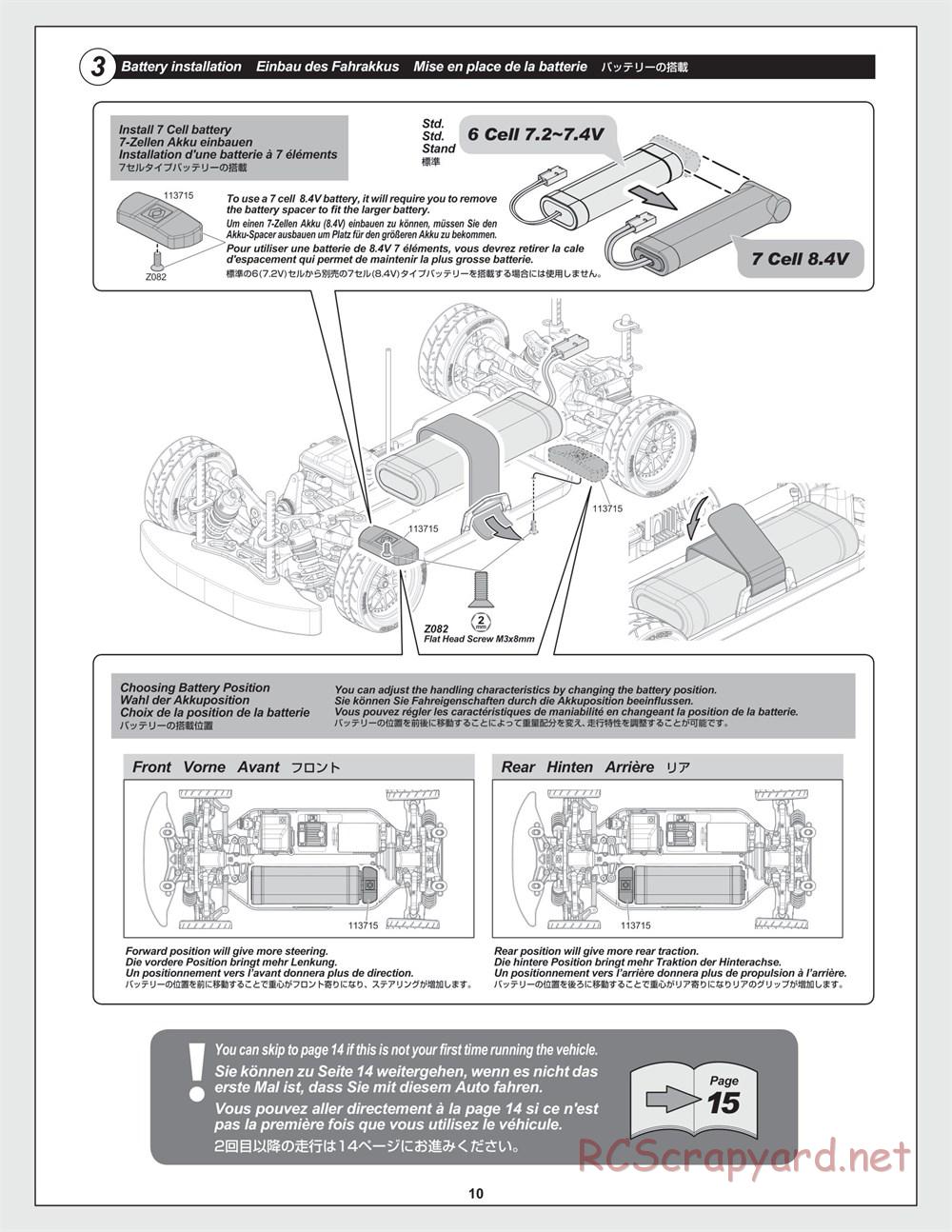 HPI - RS4 Sport 3 - Manual - Page 10