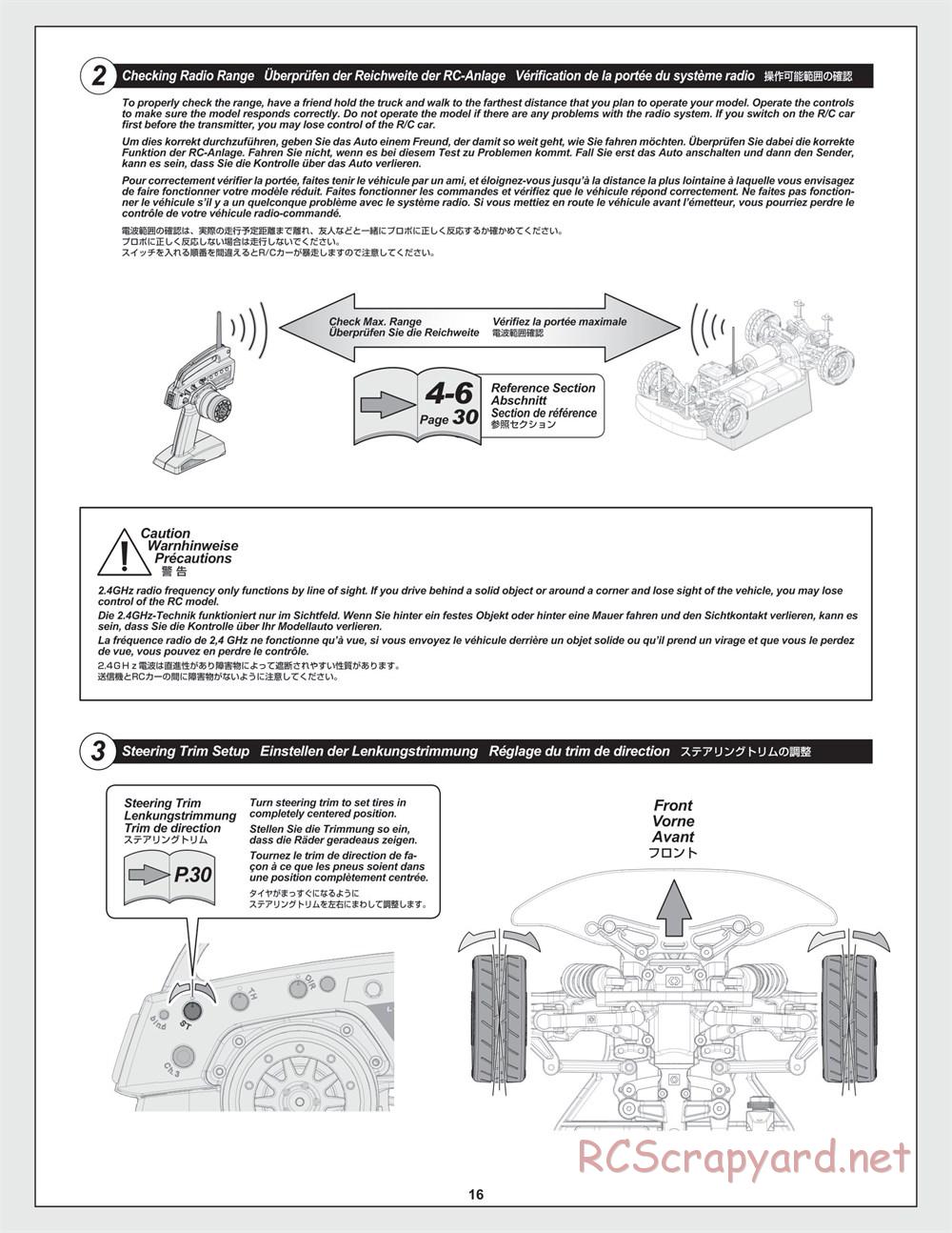 HPI - RS4 Sport 3 - Manual - Page 16