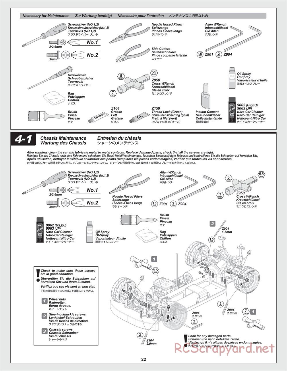 HPI - RS4 Sport 3 - Manual - Page 22