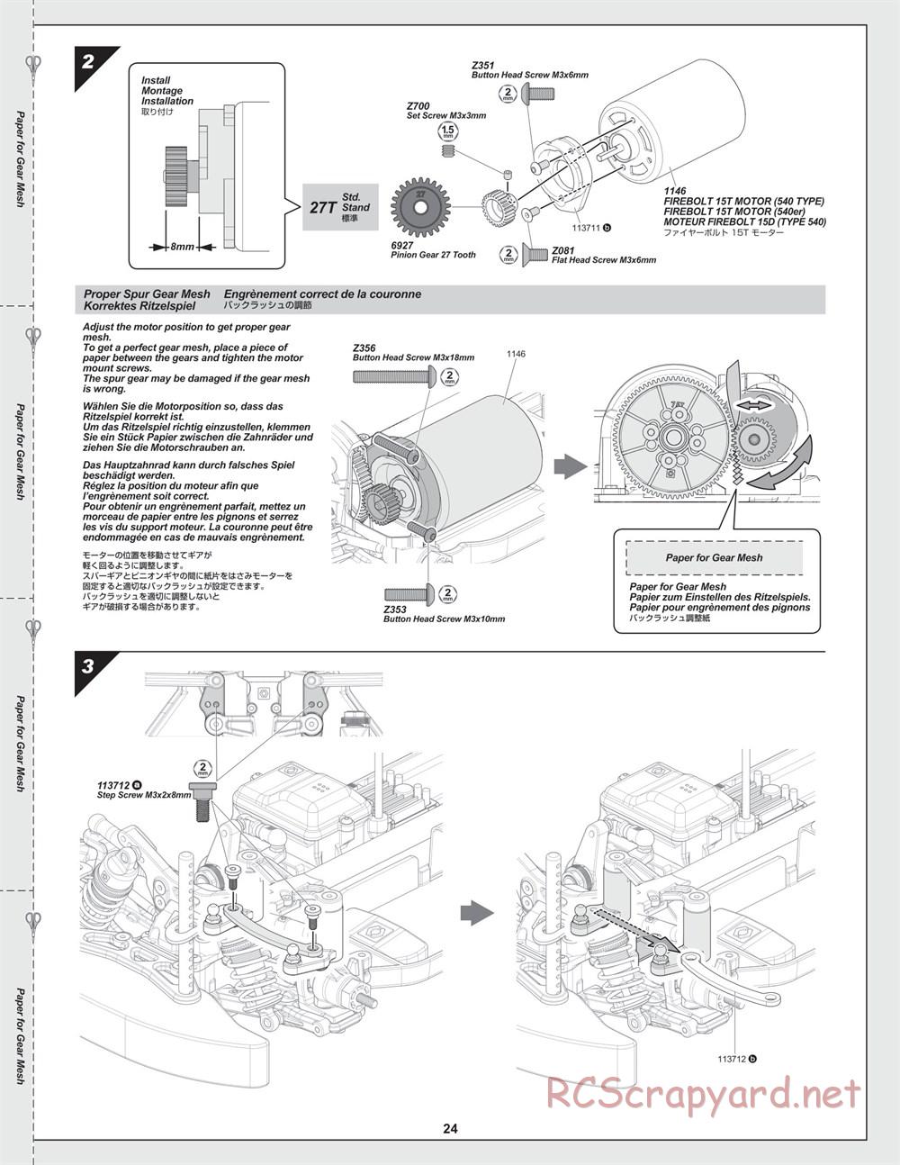 HPI - RS4 Sport 3 - Manual - Page 24