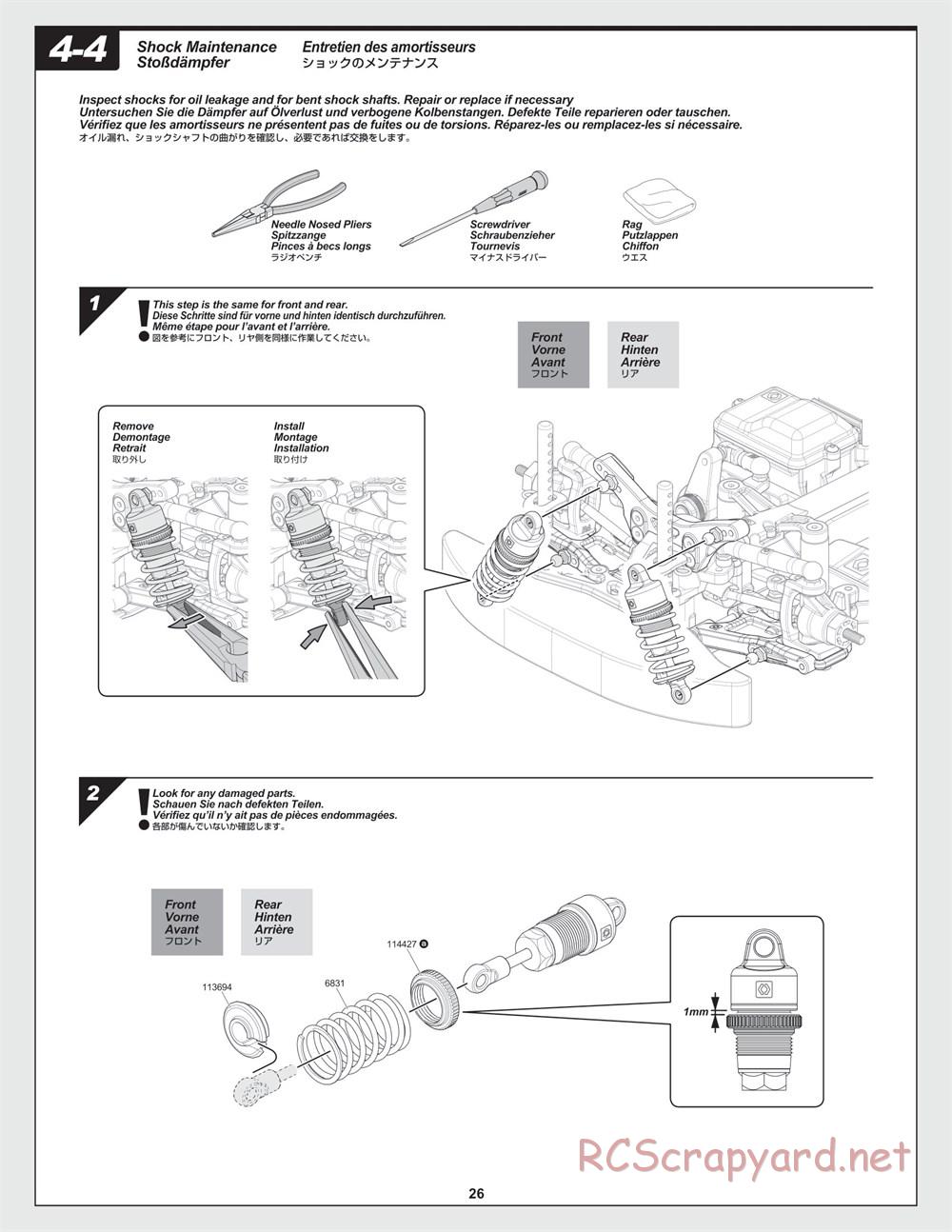 HPI - RS4 Sport 3 - Manual - Page 26