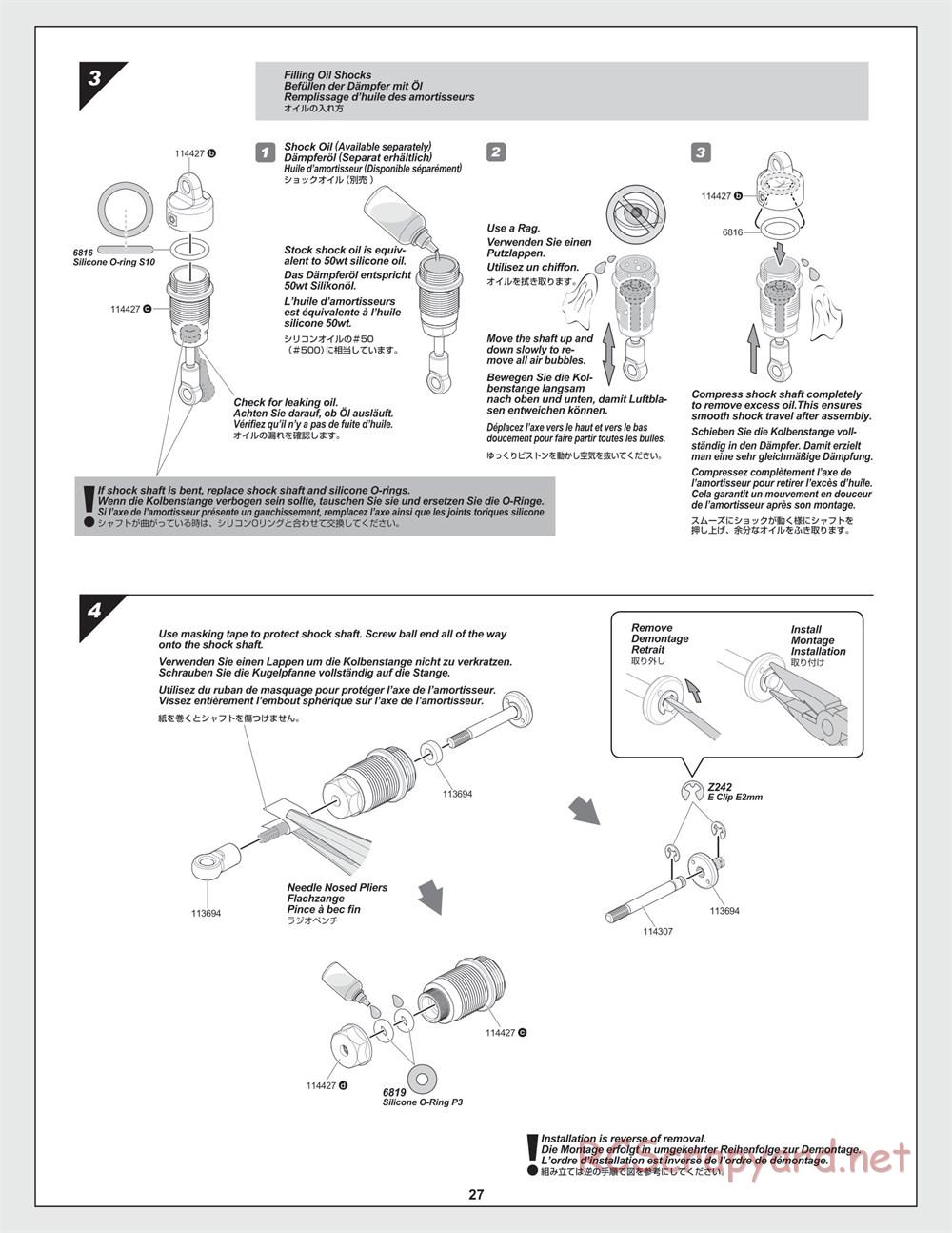 HPI - RS4 Sport 3 - Manual - Page 27