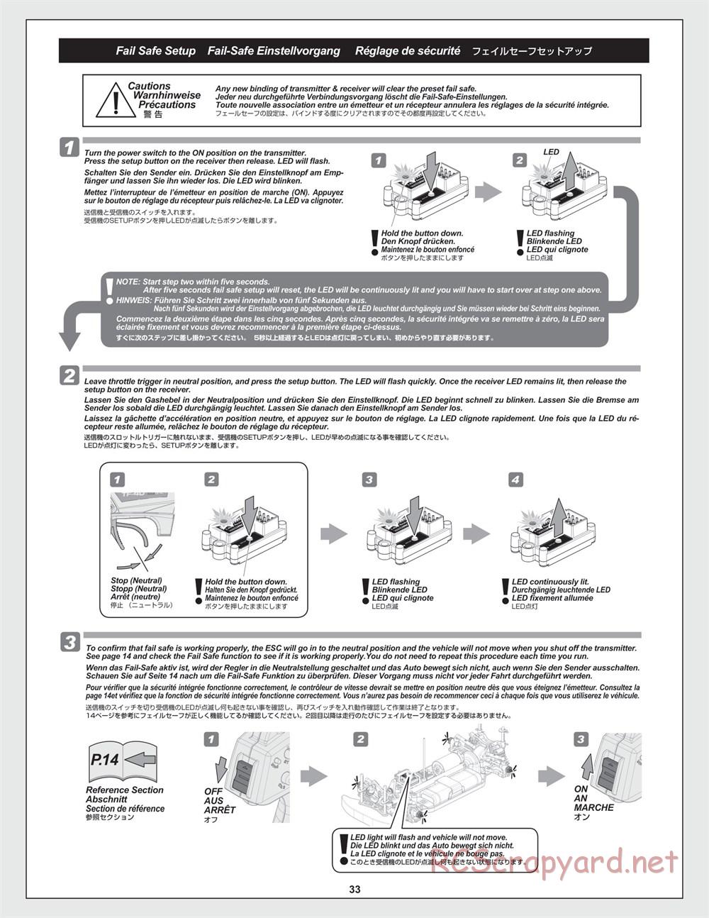 HPI - RS4 Sport 3 - Manual - Page 33