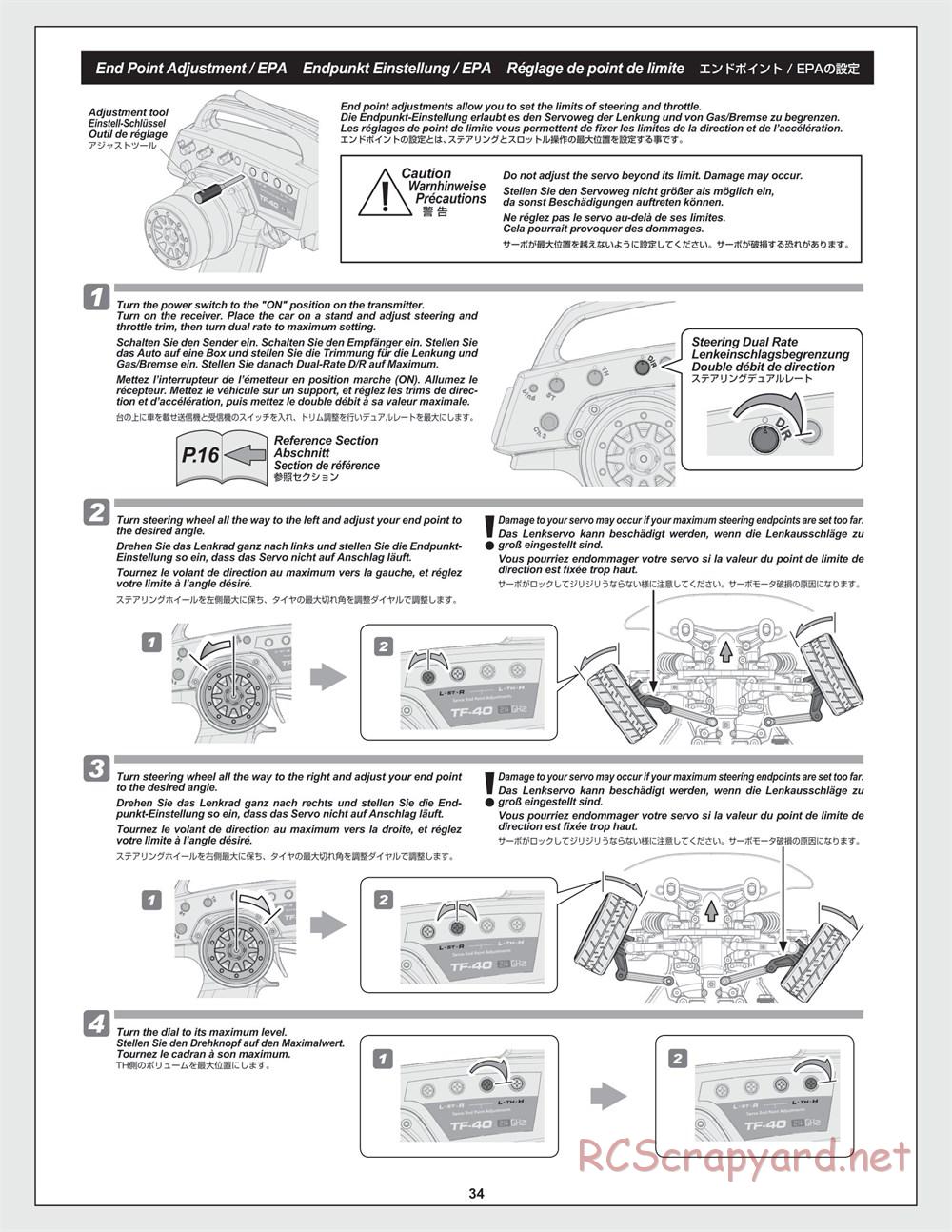 HPI - RS4 Sport 3 - Manual - Page 34