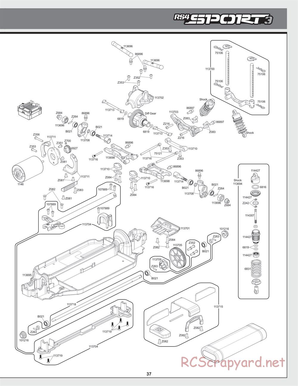 HPI - RS4 Sport 3 - Manual - Page 37