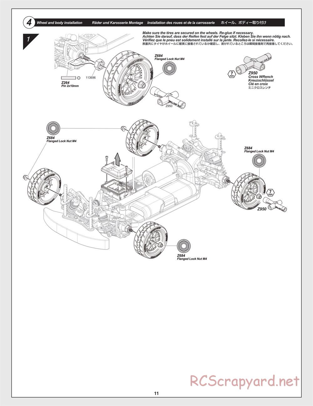 HPI - RS4 Sport 3 - Creator Edition - Manual - Page 11