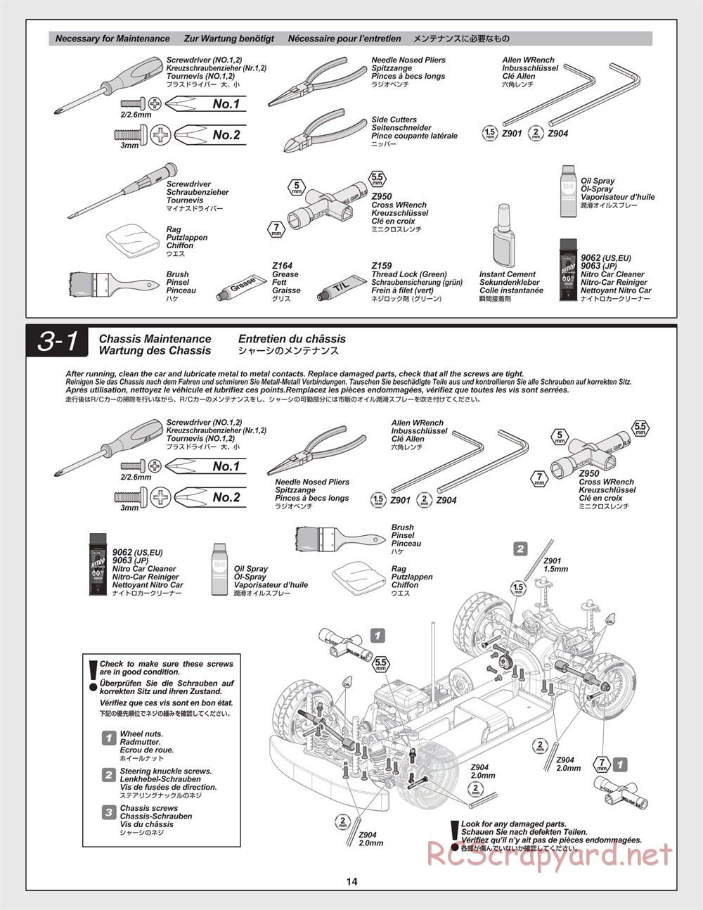 HPI - RS4 Sport 3 - Creator Edition - Manual - Page 14