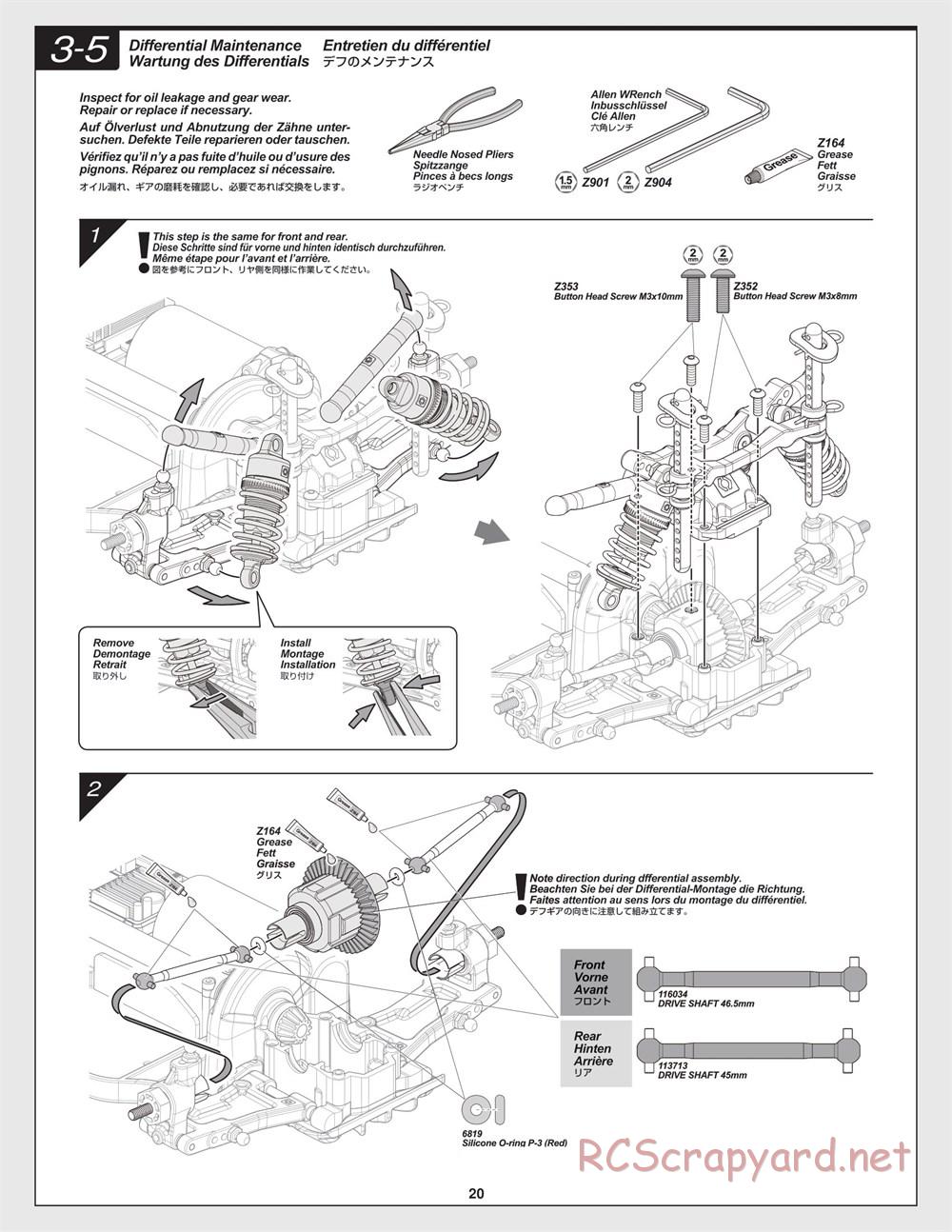 HPI - RS4 Sport 3 - Creator Edition - Manual - Page 20