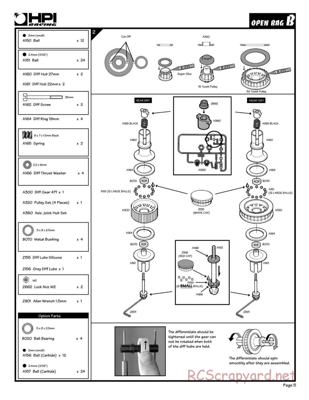 HPI - RS4 - Manual - Page 5